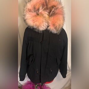 Mr & Mrs Furs Diva Parka 💅 Genuine Fox Fur | Zip-In Luxe Lining
